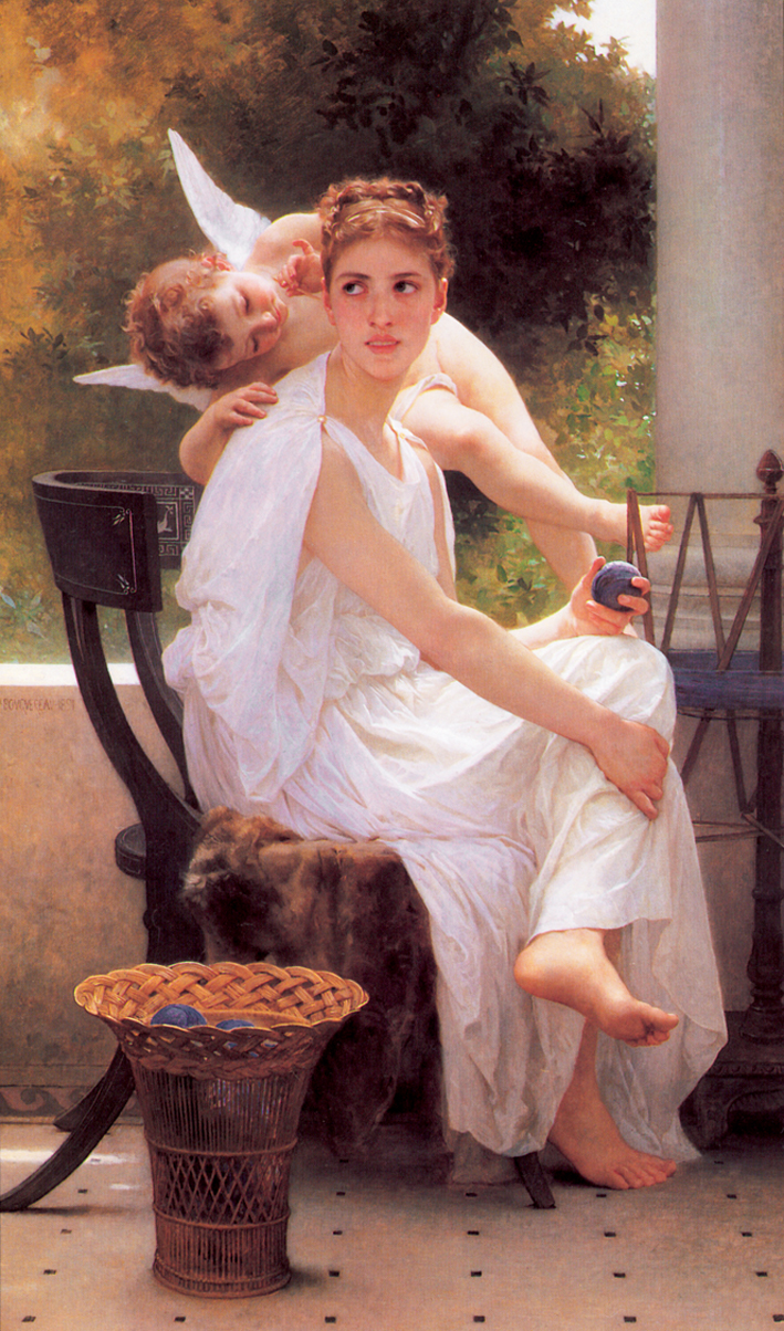  阿道夫·布格罗 Adolphe Bouguereau —— 被打断的工作